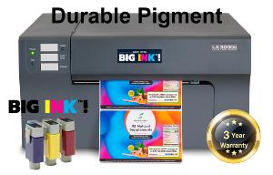 LX3000e PIGMENT best for water resist - latest bulk ink tank model photo quality colour label printer 4800dpi 8 inch wide max