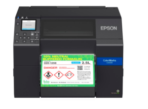 Epson ColorWorks C6500Ae(MK) - best for matt -8" Durable Colour Label Printer + Guillotine + on-site free warranty - CALL FOR SAMPLES AND PACKAGE DEAL 01527 529713