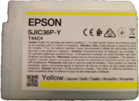 SJIC36P(Y) Yellow ink  (80ml) for Epson C6000 /C6500 printers